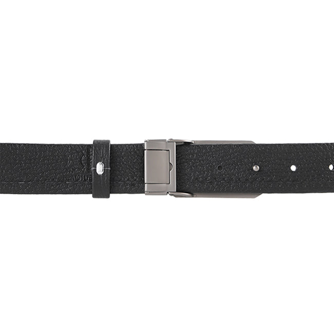 Hush Puppies Men Belt Colston Flat Clip In Black