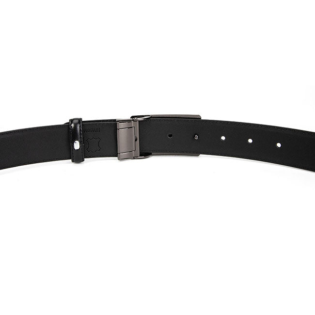 Hush Puppies Aksesoris Pria Belt Willie Flat Clip In Black