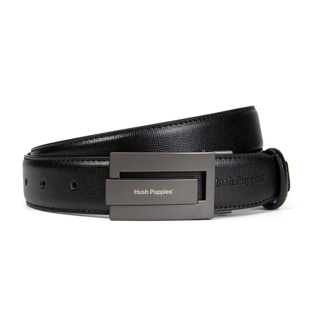 Hush Puppies Aksesoris Pria Belt Willow Flat Clip In Black