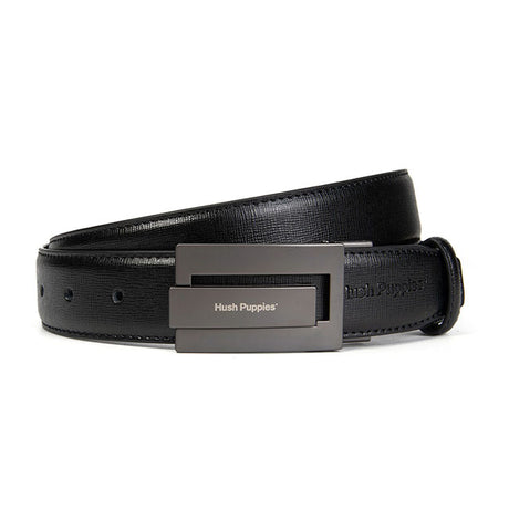 Hush Puppies Aksesoris Pria Belt Willow Flat Clip In Black
