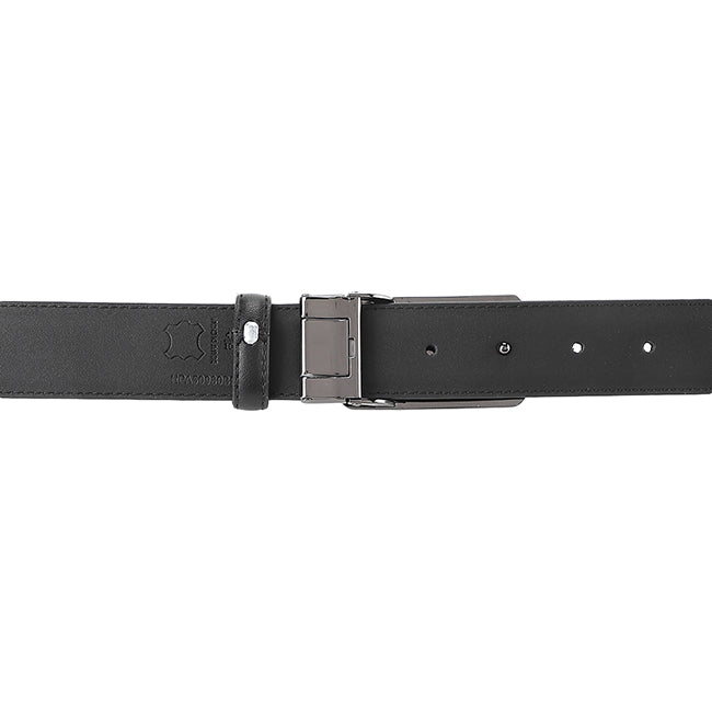 Hush Puppies Men Belt Dennis Flat Clip In Black