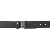 Hush Puppies Men Belt Dennis Flat Clip In Black