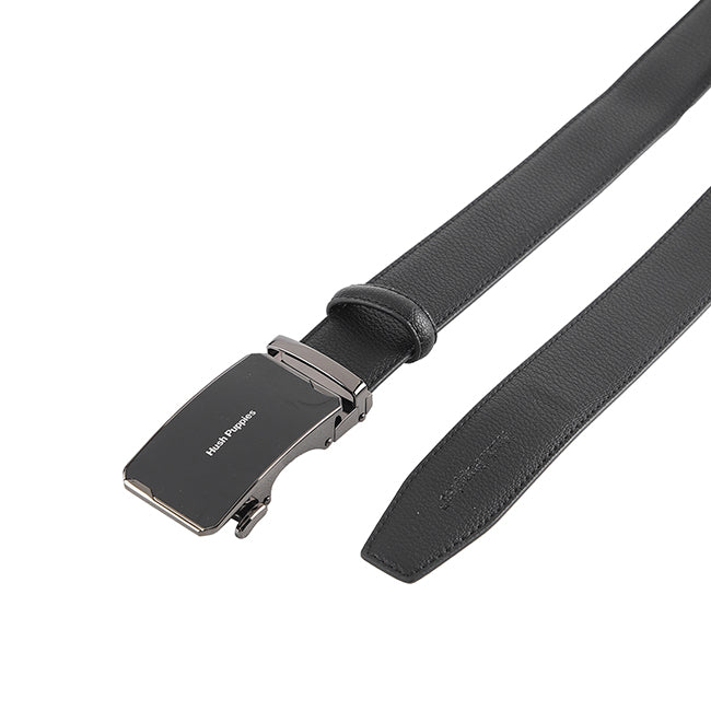 Hush Puppies Men Belt Desmond Automatic In Black