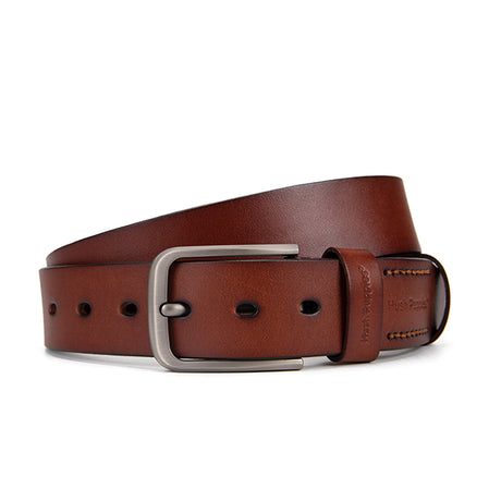 Hush Puppies Aksesoris Pria Belt Farrell Pin In Chocolate