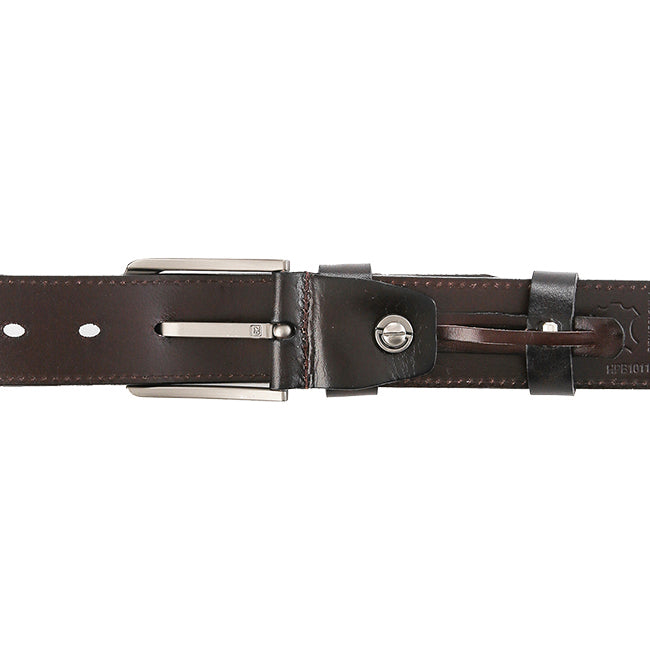 Hush Puppies Aksesoris Pria Belt Filip Pin In Dark Brown