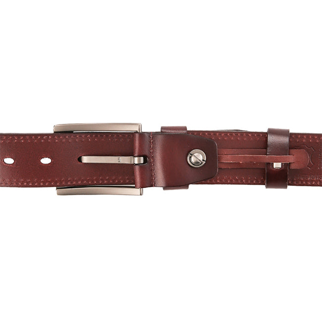 Hush Puppies Aksesoris Pria Belt Frank Pin In Dark Brown