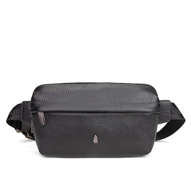Hush Puppies Tas Pria Fabriano Waist Bag In Black