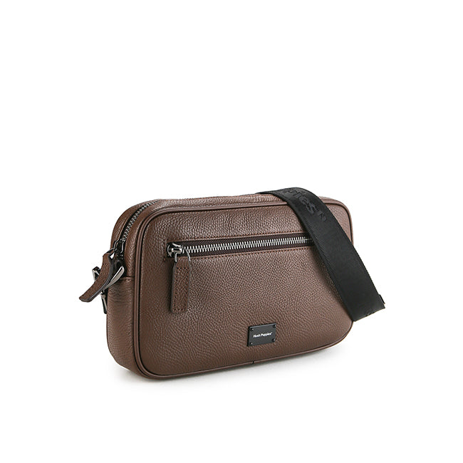 Hush Puppies Tas Pria Fugol Clutch/Messenger Bag In Chocolate