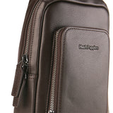 Hush Puppies Tas Pria Issac Chest Bag In Chocolate