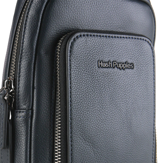 Hush Puppies Tas Pria Issac Chest Bag In Navy