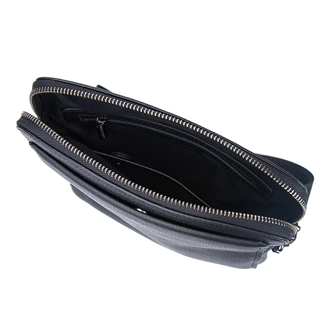 Hush Puppies Tas Pria Lance Sling Bag In Black