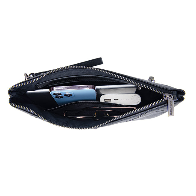 Hush Puppies Tas Pria Mia Clutch In Black