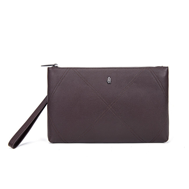 Hush Puppies Tas Pria Mia Clutch In Chocolate