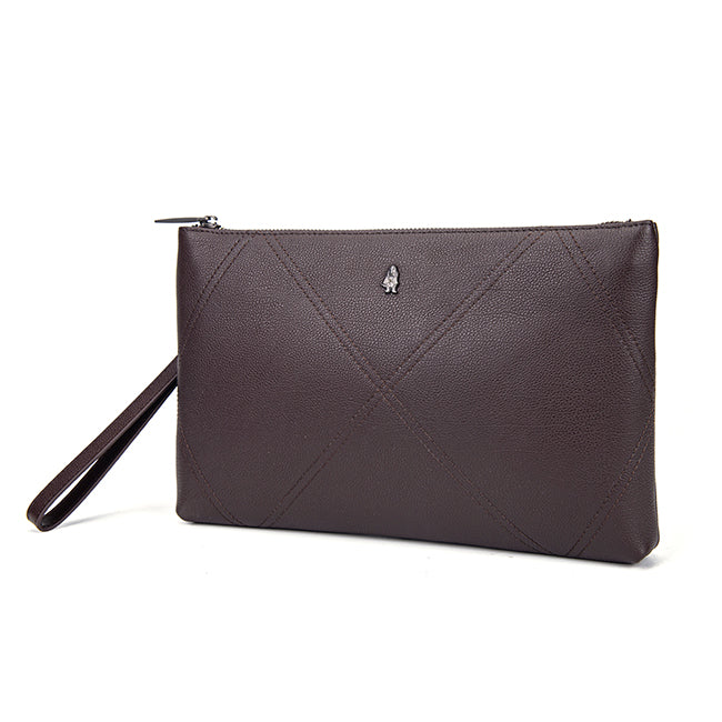 Hush Puppies Tas Pria Mia Clutch In Chocolate