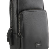 Hush Puppies Tas Pria Madison Chest Bag In Black