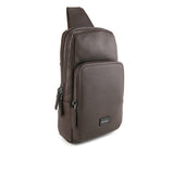 Hush Puppies Tas Pria Madison Chest Bag In Dark Brown