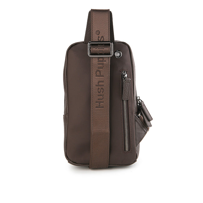 Hush Puppies Tas Pria Madison Chest Bag In Dark Brown