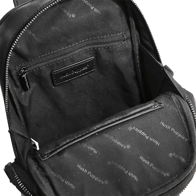 Hush Puppies Tas Pria Martin Chest Bag In Black