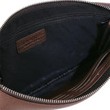 Hush Puppies Tas Pria Nadia Clutch In Dark Brown