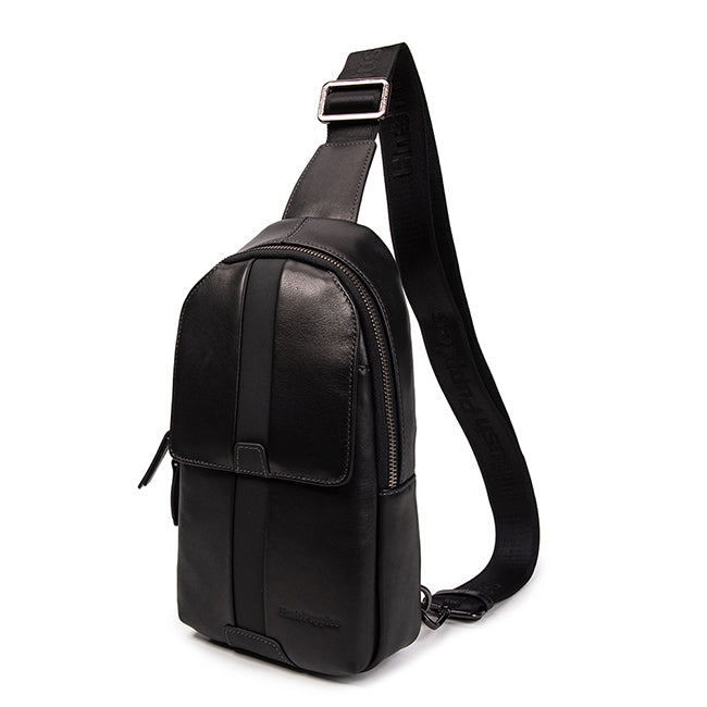 Hush Puppies Tas Pria Phillip Chest Bag In Black