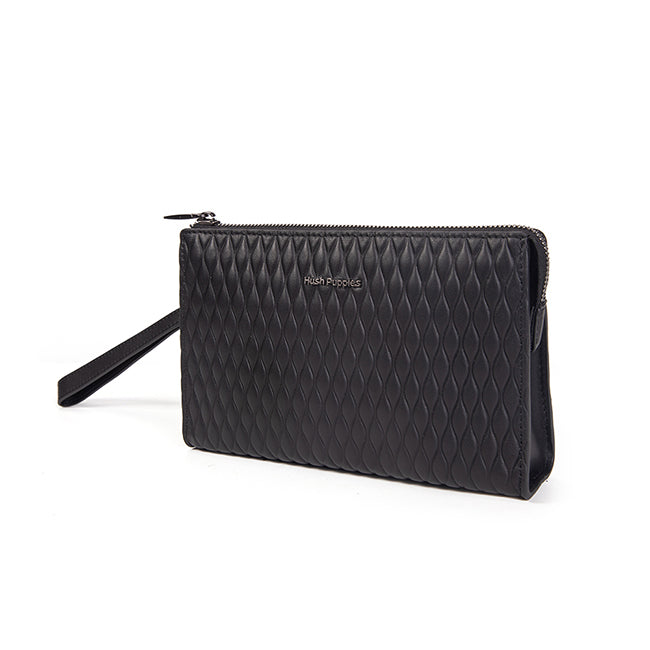 Hush Puppies Tas Pria Princeton Clutch In Black