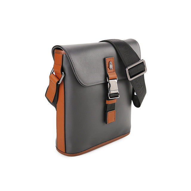 Hush Puppies Tas Pria Pretzel Sling Bag In Grey