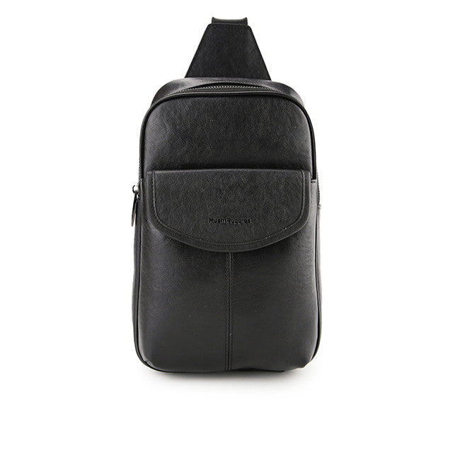 Hush Puppies Tas Pria Oscar Chest Bag In Black