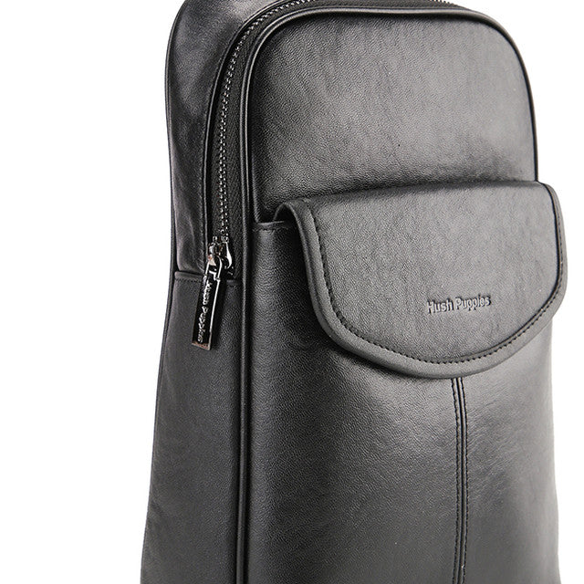 Hush Puppies Tas Pria Oscar Chest Bag In Black