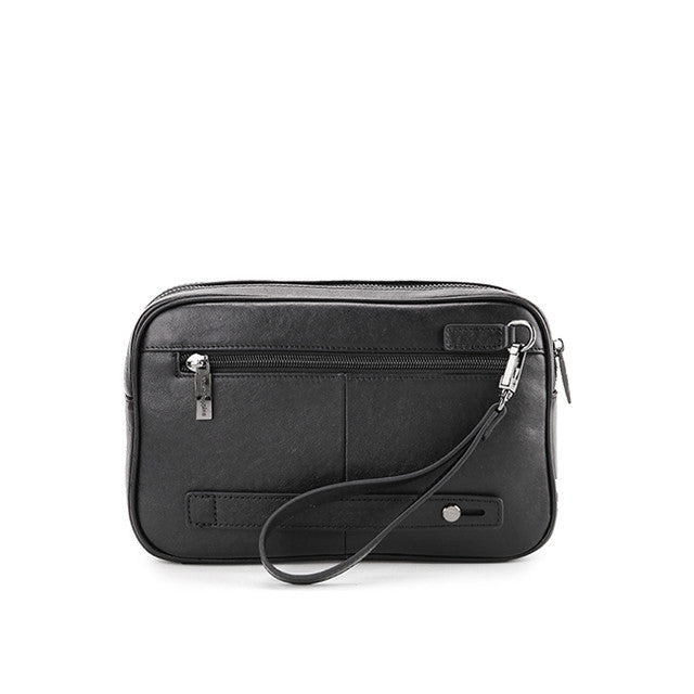 Hush Puppies Tas Pria Oscar Clutch In Black