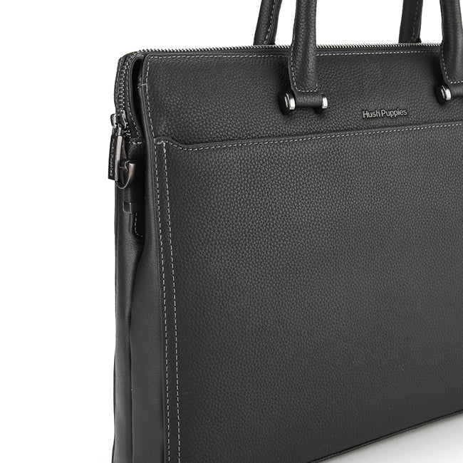 Hush Puppies Tas Pria Taylor Document Bag In Black