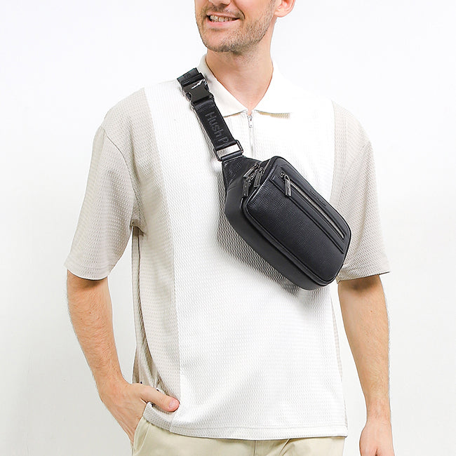 Hush Puppies Tas Pria Tim Waist Bag In Black