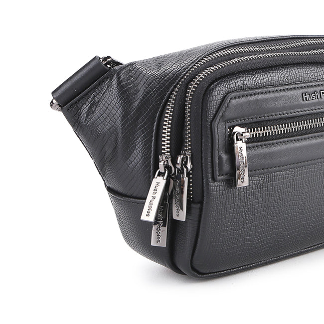 Hush Puppies Tas Pria Tim Waist Bag In Black