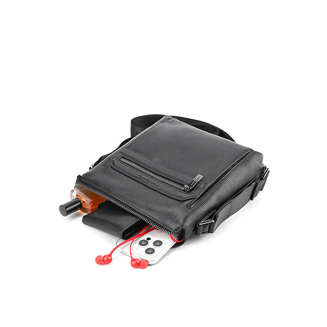 Hush Puppies Men Bags Tim Sling Bag In Black