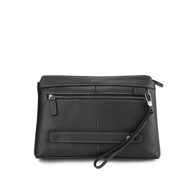 Hush Puppies Tas Pria Sam Clutch In Black