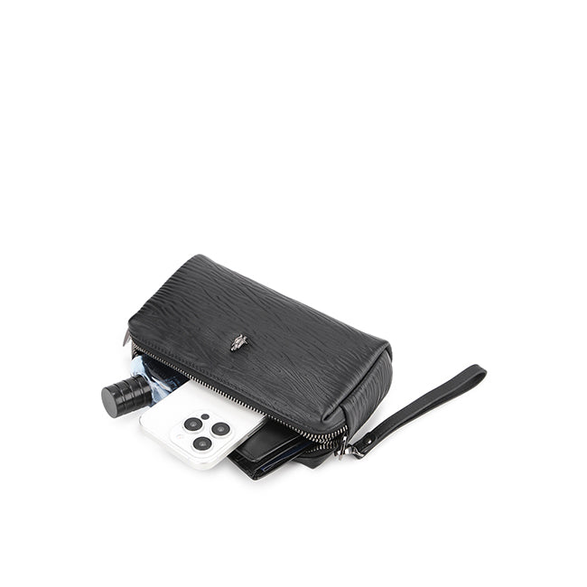Hush Puppies Tas Pria Terence Clutch In Black