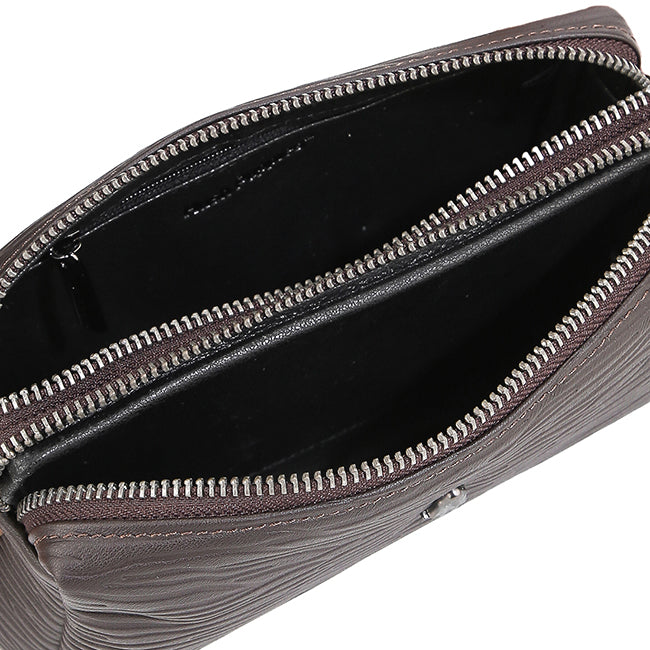 Hush Puppies Tas Pria Terence Clutch In Dark Brown