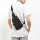 Hush Puppies Men Bags Walley Chest Bag In Black