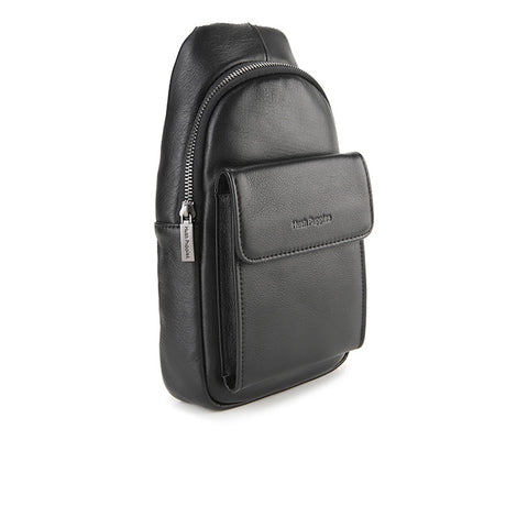 Hush Puppies Men Bags Walley Chest Bag In Black
