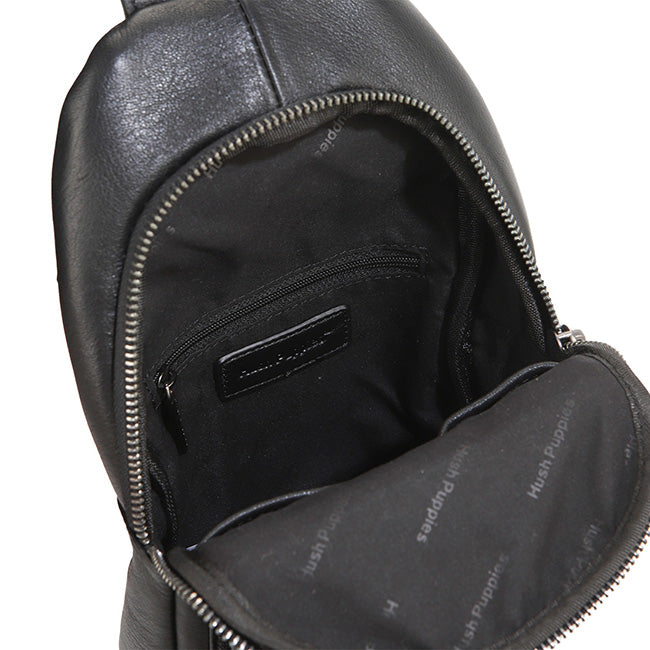 Hush Puppies Men Bags Walley Chest Bag In Black