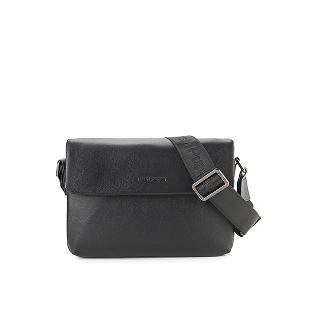 Hush Puppies Men Bags Walley Messenger Bag In Black