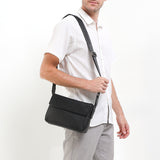 Hush Puppies Men Bags Walley Messenger Bag In Black