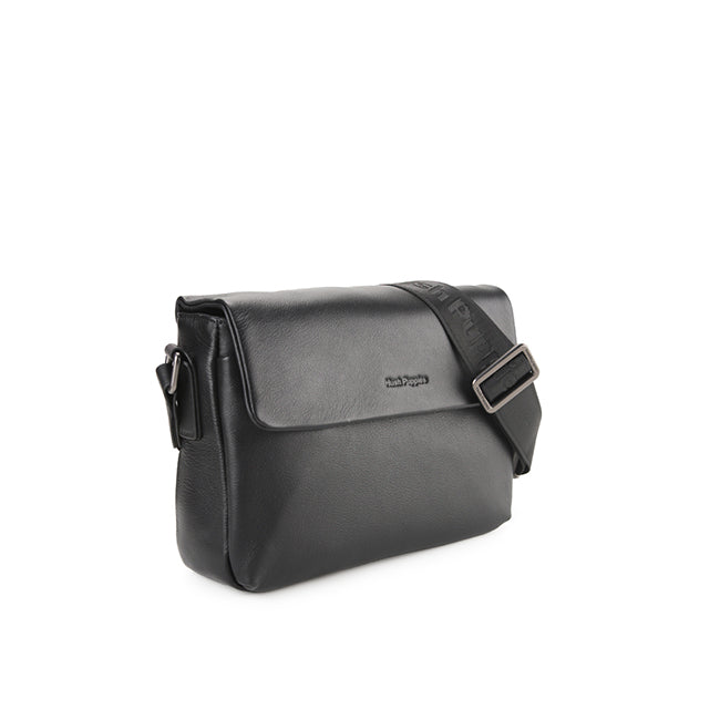 Hush Puppies Men Bags Walley Messenger Bag In Black