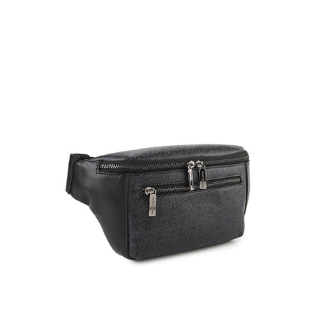 Hush Puppies Men Vico Waist Bag In Black
