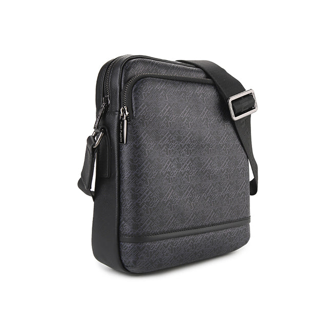 Hush Puppies Men Vico Sling Bag In Black