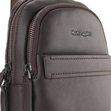 Hush Puppies Men Woody Chest Bag In Dark Brown