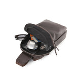 Hush Puppies Men Woody Chest Bag In Dark Brown