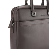 Hush Puppies Men Woody Document Bag In Dark Brown