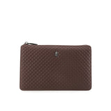 Hush Puppies Tas Pria Scottie Clutch In Dark Brown