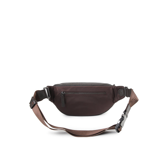 Hush Puppies Men Adam Waist Bag In Dark Brown