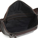 Hush Puppies Men Adam Waist Bag In Dark Brown